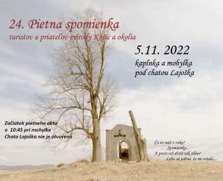 Pozvánka na pietnu spomienku