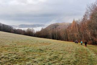 Stúpame smerom na Gaľovú horskými lúkami