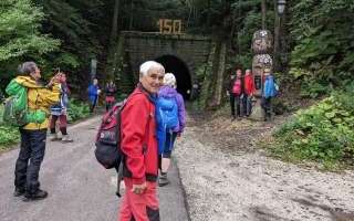 Pred vstupom do 150 ročného Margecianského tunela
