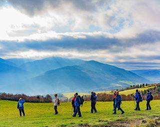 Z lúk sa nám naskytol takýto pohľad k cieľu