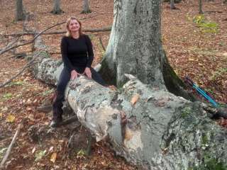 Sedím na kmeni a je mi dobre