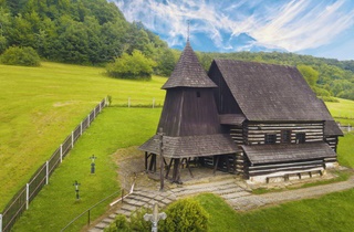 Drevený kostolík v Brežanoch