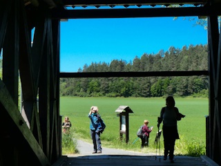 Drevený krytý most