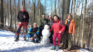 Sfotili sme sa so snehuliakom pri trase