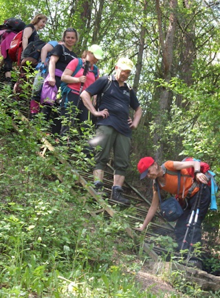 Zdolávanie jediného rebríka na trase