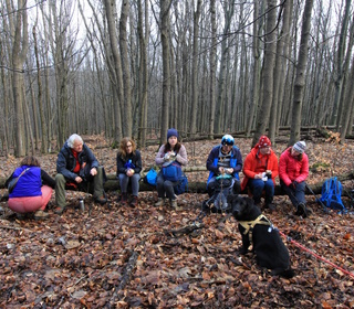 Sedíme na bidle a chutnáme si na vlastnom jedle