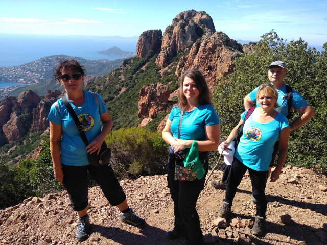 2. deň - Pic du Cap Roux 454 m.n.m