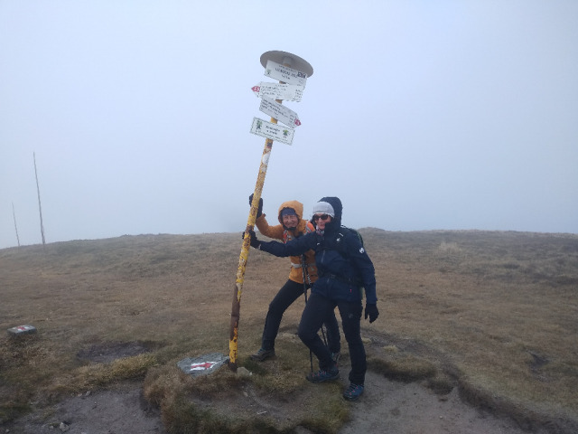 Pri rázcestníku Latiborská hoľa