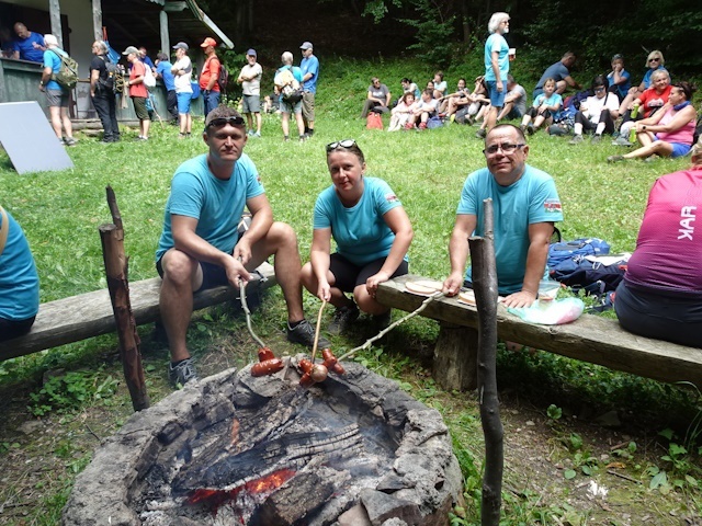 Opekanie na chate Údoľ