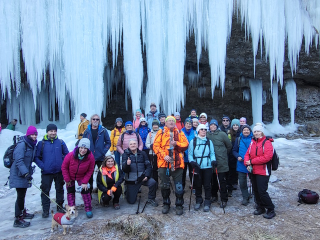 Ľadopád na Šikľavej skale
