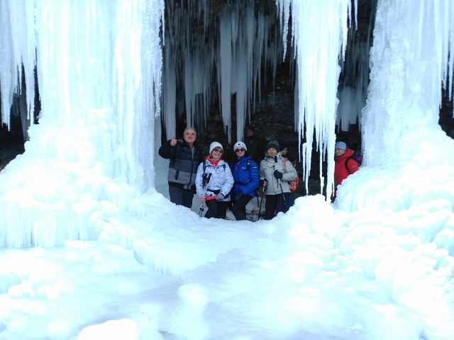 Ľadopád na Šikľavej skale
