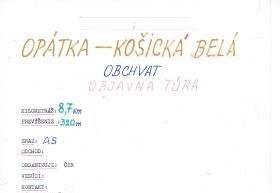 Opátka - Košická Belá