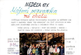 Májová pozvánka na chatu