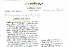 Do prírody s Košickým večerom