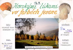 Horskými lúkami vo farbách jesene