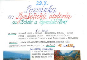 Pozvánka na Symbolický cintorín